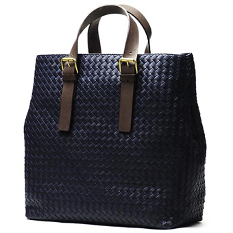 BOTTEGA VENETA ボッテガヴェネタ バッグ レプリカ レザートートバッグ 169612 v7781 4091 イントレチャート レディース ネイビー